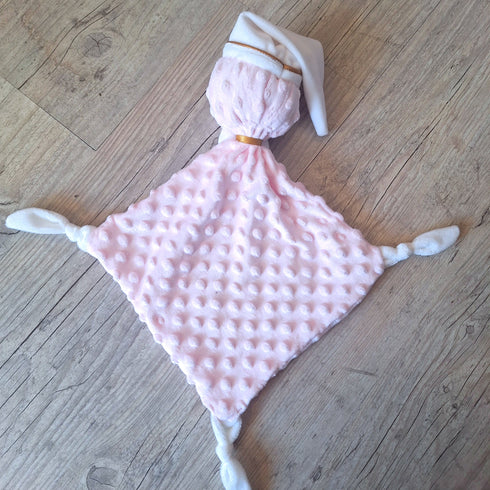 Doudou DODO personnalisé  57x53cm avec Prénom et/ou Date de naissance en minky